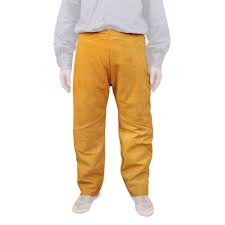 Pantalón De Descarne Amarillo