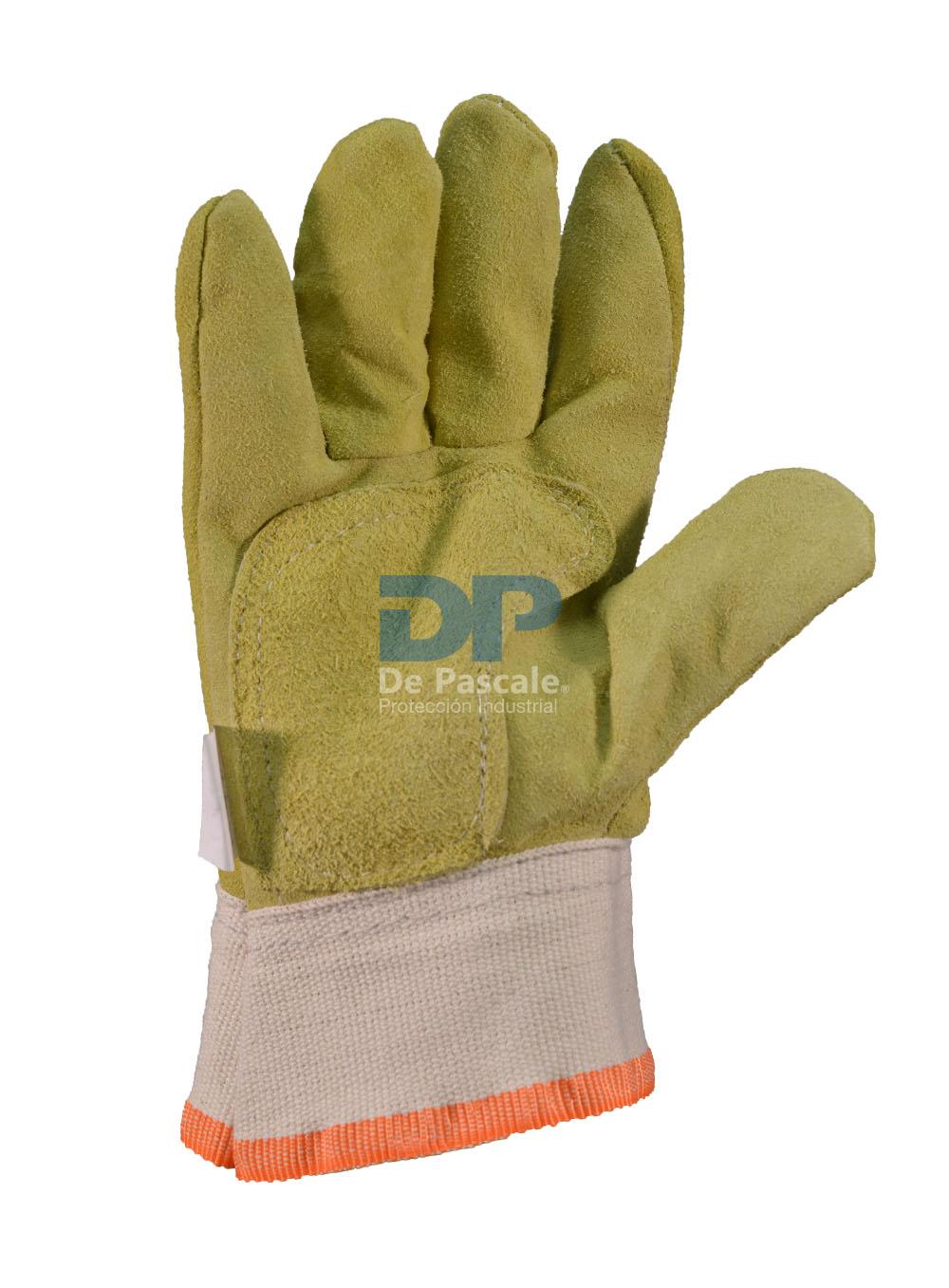 GUANTE-DESCARNE-AMARILLO-PUNO-CORTO-TEJIDO
